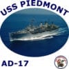 AD 17 USS Piedmont Photo Sweatshirt