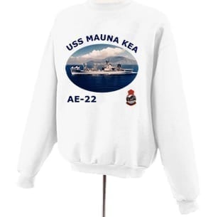 AE 22 USS Mauna Kea Photo Sweatshirt