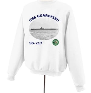 SS 217 USS Guardfish Photo Sweatshirt