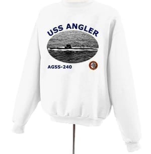 SS 240 USS Angler Photo Sweatshirt