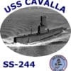 SS 244 USS Cavalla Photo Sweatshirt