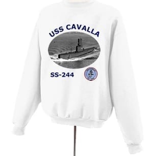 SS 244 USS Cavalla Photo Sweatshirt