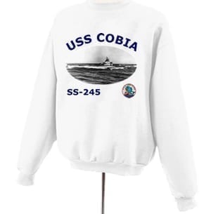 SS 245 USS Cobia Photo Sweatshirt