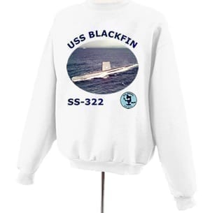 SS 322 USS Blackfin Photo Sweatshirt