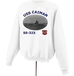 SS 323 USS Caiman Photo Sweatshirt