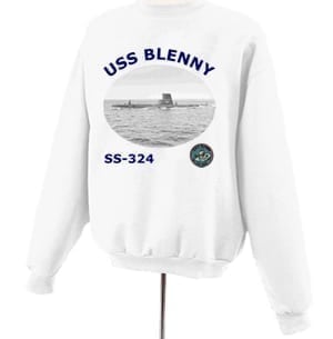 SS 324 USS Blenny Photo Sweatshirt