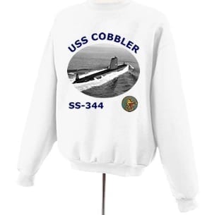 SS 344 USS Cobbler Photo Sweatshirt