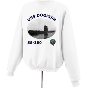 SS 350 USS Dogfish Photo Sweatshirt