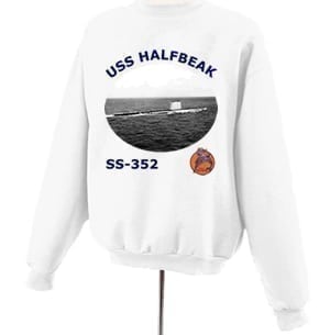 SS 352 USS Halfbeak Photo Sweatshirt