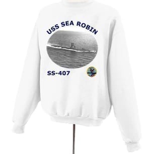 SS 407 USS Sea Robin Photo Sweatshirt
