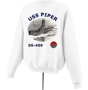 SS 409 USS Piper Photo Sweatshirt