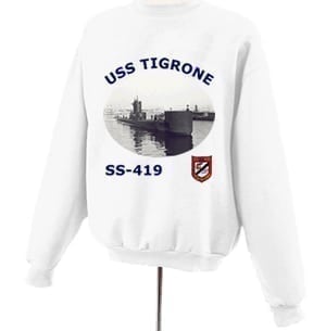SS 419 USS Tigrone Photo Sweatshirt