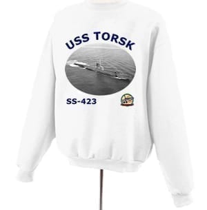 SS 423 USS Torsk Photo Sweatshirt