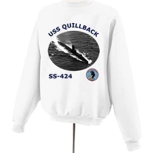 SS 424 USS Quillback Photo Sweatshirt