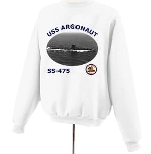 SS 475 USS Argonaut Photo Sweatshirt