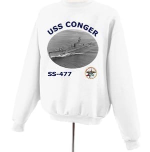 SS 477 USS Conger Photo Sweatshirt