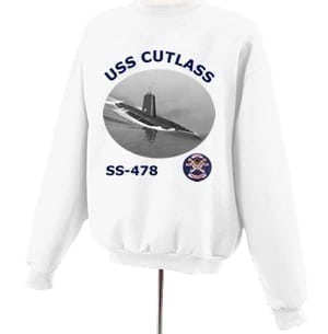 SS 478 USS Cutlass Photo Sweatshirt