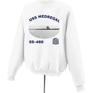 SS 480 USS Medregal Photo Sweatshirt