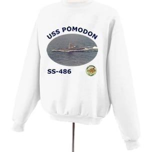 SS 486 USS Pomodon Photo Sweatshirt