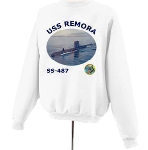 SS 487 USS Remora Photo Sweatshirt
