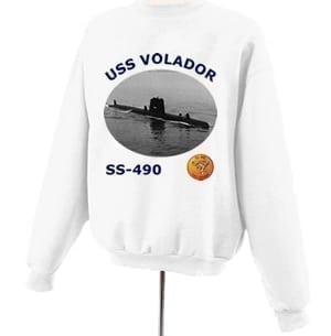 SS 490 USS Volador Photo Sweatshirt