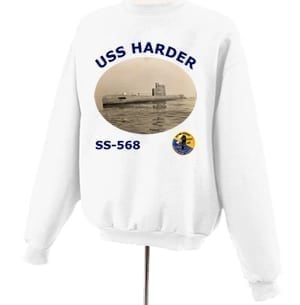 SS 568 USS Harder Photo Sweatshirt