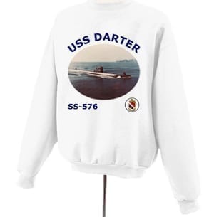 SS 576 USS Darter Photo Sweatshirt