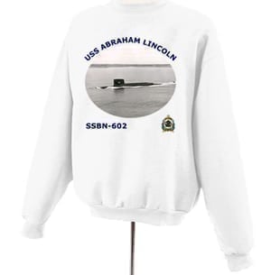 SSBN 602 USS Abraham Lincoln Photo Sweatshirt