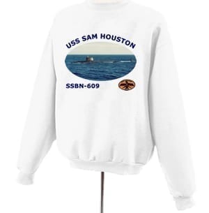 SSBN 609 USS Sam Houston Photo Sweatshirt