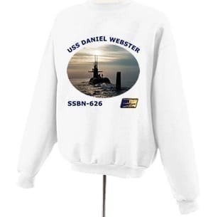 SSBN 626 USS Daniel Webster Photo Sweatshirt