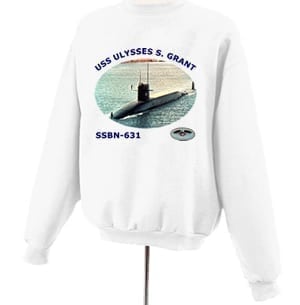 SSBN 631 USS Ulysses S Grant Photo Sweatshirt