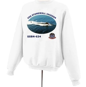 SSBN 634 USS Stonewall Jackson Photo Sweatshirt
