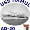 AD 20 USS Hamul Photo Sweatshirt
