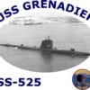 SS 525 USS Grenadier 2-Sided Photo T-Shirt