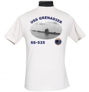 SS 525 USS Grenadier 2-Sided Photo T-Shirt