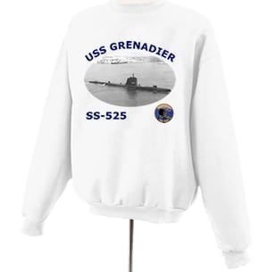 SS 525 USS Grenadier Photo Sweatshirt
