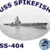 SS 404 USS Spikefish 2-Sided Photo T-Shirt