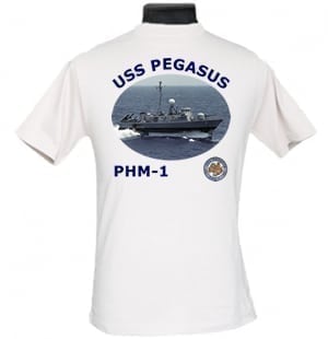 PHM 1 USS Pegasus 2-Sided Photo T-Shirt
