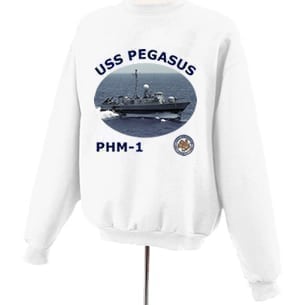 PHM 1 USS Pegasus Photo Sweatshirt