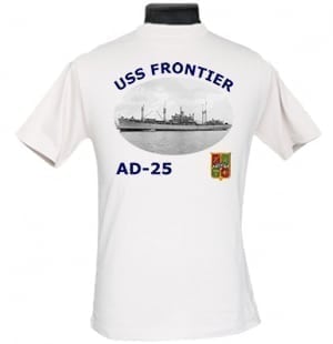 AD 25 USS Frontier 2-Sided Photo T-Shirt