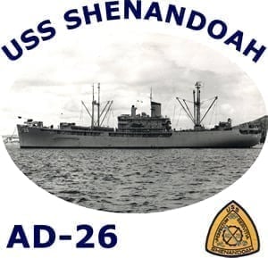 AD 26 USS Shenandoah 2-Sided Photo T-Shirt