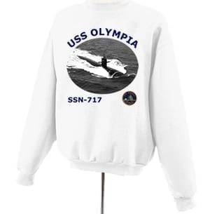 SSN 717 USS Olympia Photo Sweatshirt
