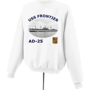 AD 25 USS Frontier Photo Sweatshirt