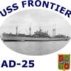 AD 25 USS Frontier Photo Coffee Mug