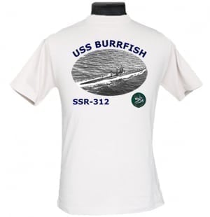 SSR 312 USS Burrfish 2-Sided Photo T-Shirt