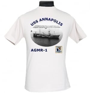 AGMR 1 USS Annapolis 2-Sided Photo T Shirt