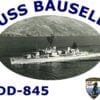 DD 845 USS Bausell 2-Sided Photo T Shirt