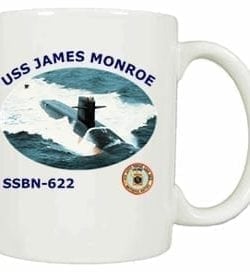 SSBN 622 USS James Monroe Coffee Mug