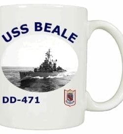 DD 471 USS Beale Coffee Mug