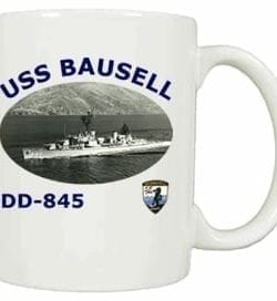 DD 845 USS Bausell Coffee Mug